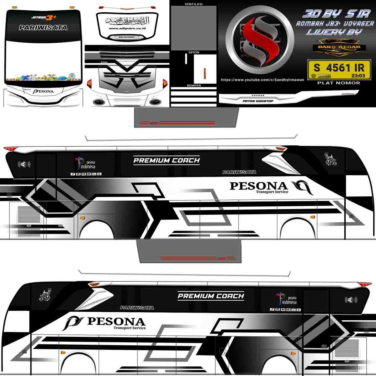 Livery Bussid JB5, Rekomendasi Desain Bus JB5 yang Wajib Kamu Coba