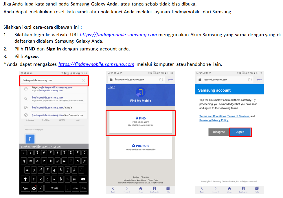 Lupa Kata Sandi HP Samsung, Pake Fitur Find My Mobile Samsung