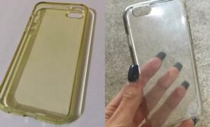 Gambar 1. Casing HP transparan anti kuning