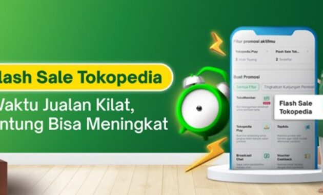Gambar 1. Flash sale tokopedia setiap hari