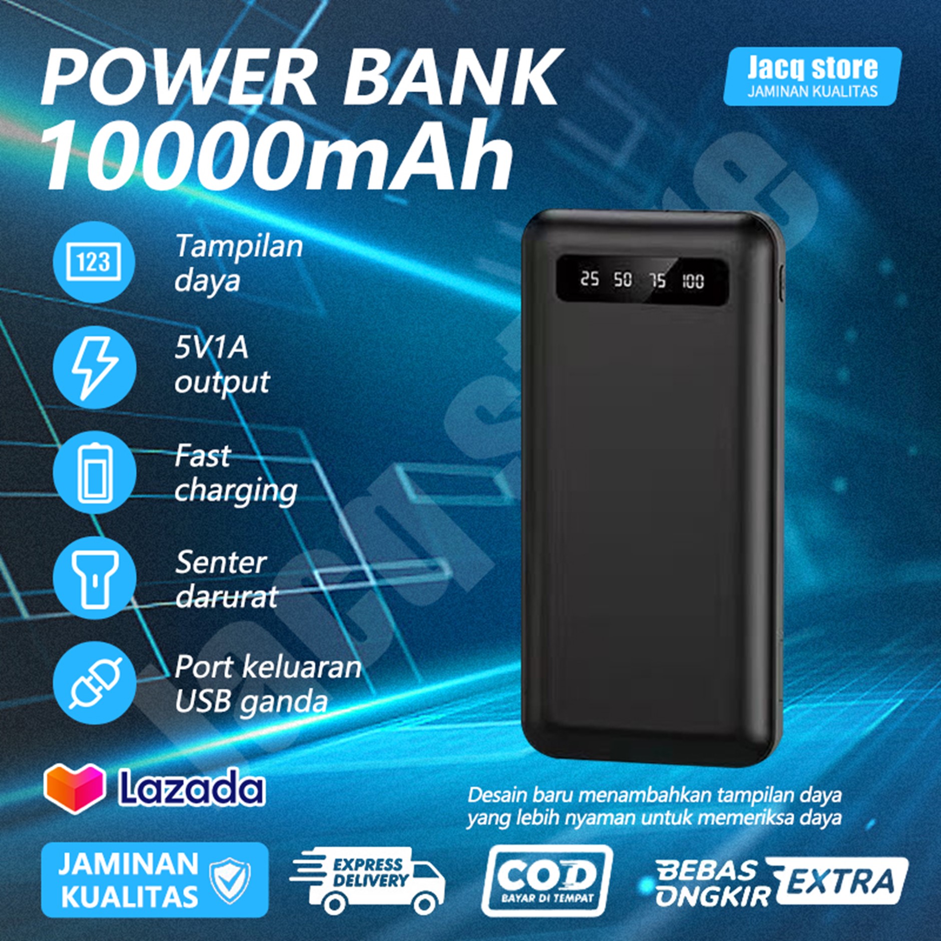 Gambar 1. Harga power bank original lazada