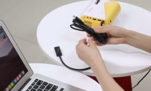 Gambar 1. Infokus mini portable untuk kelas