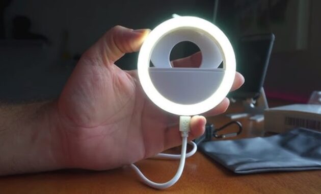 Gambar 3. Harga dan tempat beli ring light mini untuk smartphone