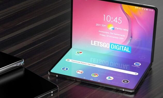Gambar 2. Tablet flagship foldable
