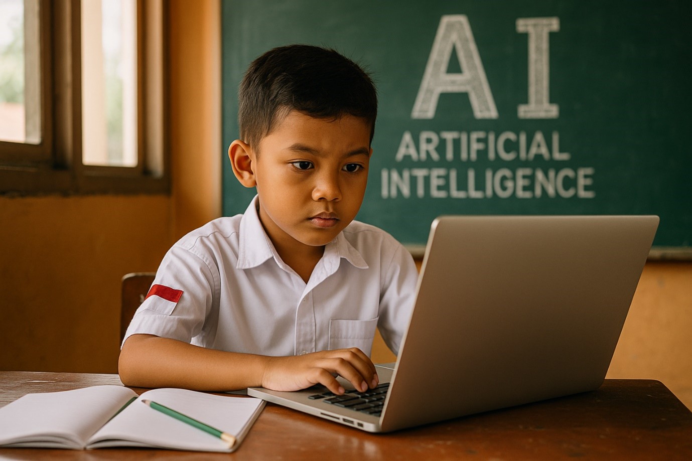 Gambar 1. Teknologi AI di sekolah dasar
