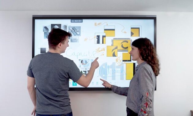 Gambar 2. Layar sentuh multitouch