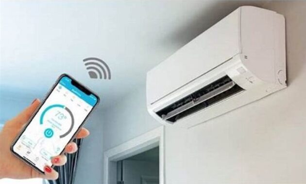 Gambar 2. Kontrol AC lewat HP Poco