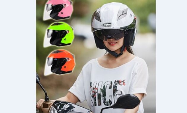 Gambar 1. Helm kaca double visor