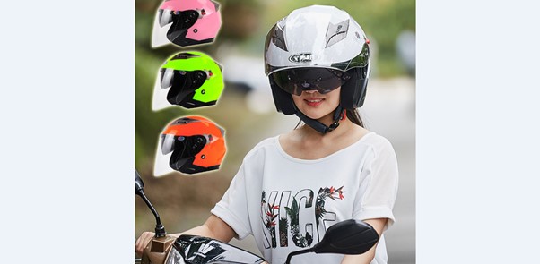 Gambar 1. Helm kaca double visor