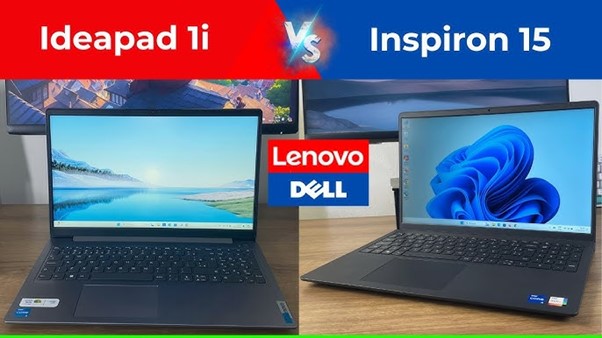 Gambar 1. Perbandingan laptop Dell dan Lenovo