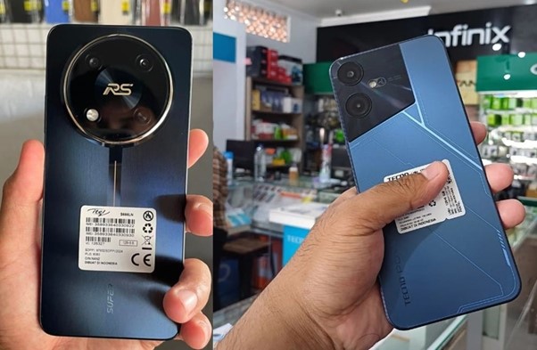 Gambar 1. Perbedaan Itel dan Tecno