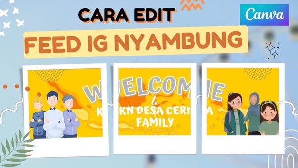 Gambar 1. Cara bikin feed instagram di Canva