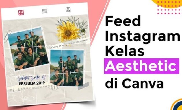 Gambar 2. Desain feed aesthetic instagram