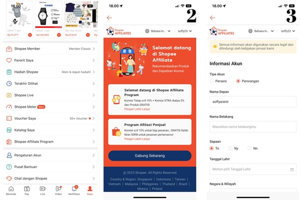Gambar 1. Cara cuan dari affiliate shopee