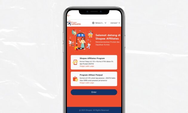 Gambar 2. Program shopee affiliate 2025
