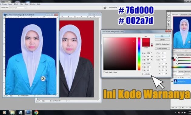 Gambar 3. Background aesthetic di Photoshop
