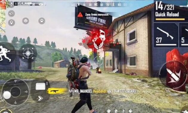 Gambar 3. Kontrol recoil free fire