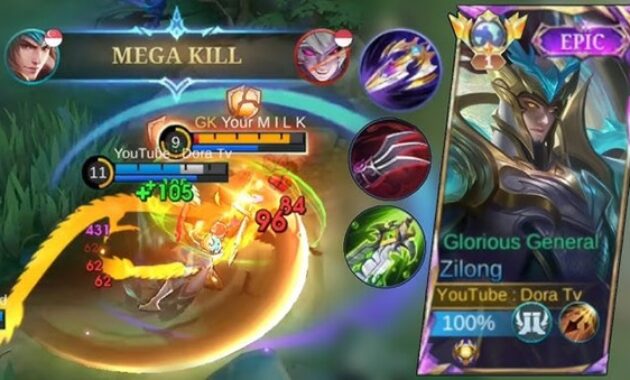 Gambar 3. Push tower strategi