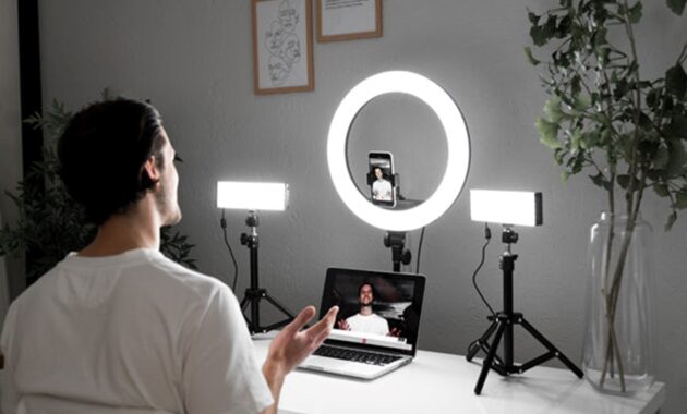 Gambar 2. Setup lighting sederhana