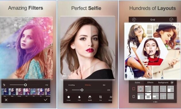 Gambar 1. Aplikasi menggabungkan foto