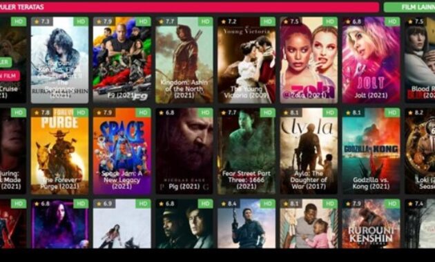 Gambar 2. Platform nonton film legal