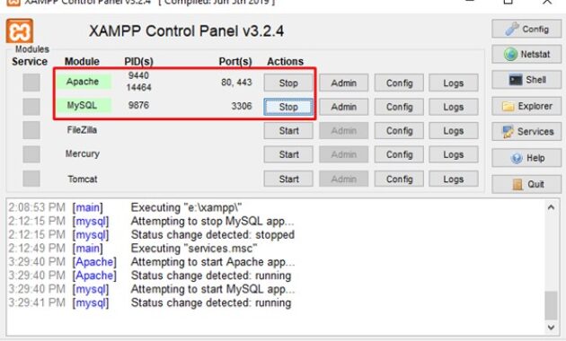 Gambar 6. Selesai dan meluncurkan control panel