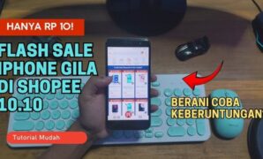 Gambar 1. Flash sale iPhone 10 rupiah