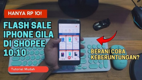 Gambar 1. Flash sale iPhone 10 rupiah