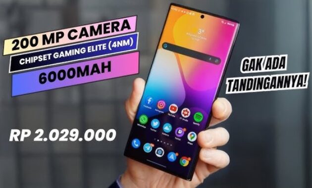 Gambar 3. Deretan jagoan dengan kamera 200MP