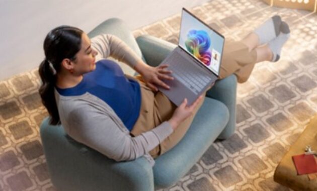 Gambar 3. Laptop produktivitas masa depan dan fitur pintar Microsoft Copilot