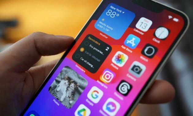 Gambar 2. Perbandingan performa iOS dan kecepatan sistem operasi