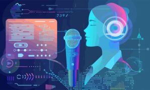 Gambar 1. Teks otomatis dari suara dengan AI editor