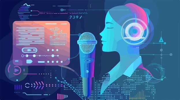 Gambar 1. Teks otomatis dari suara dengan AI editor