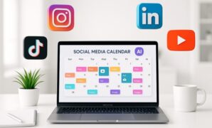 Gambar 1. AI content scheduler untuk TikTok dan Instagram