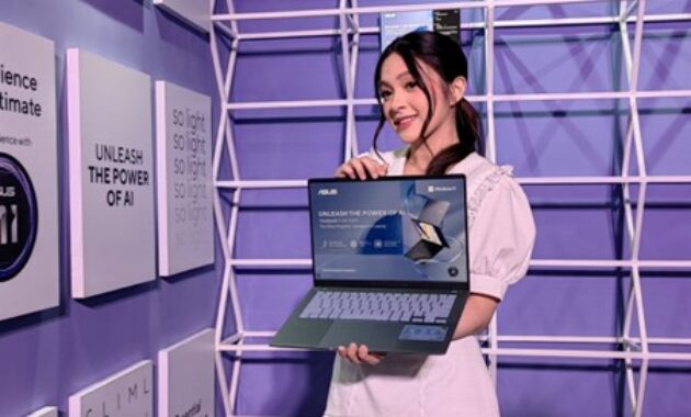 Gambar 1. ASUS Vivobook dengan Windows 12 Copilot AI