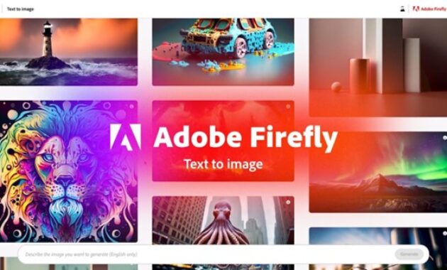 Gambar 2. Adobe firefly (versi gratis)