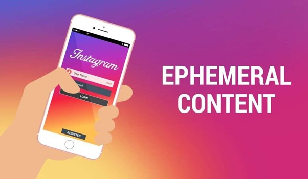 Gambar 1. Konten sementara atau ephemeral di media sosial