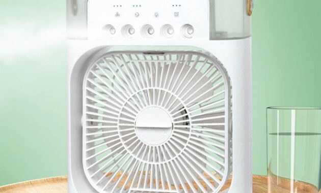 Gambar 3. Kipas AC mini USB dengan mode angin AI aman digunakan