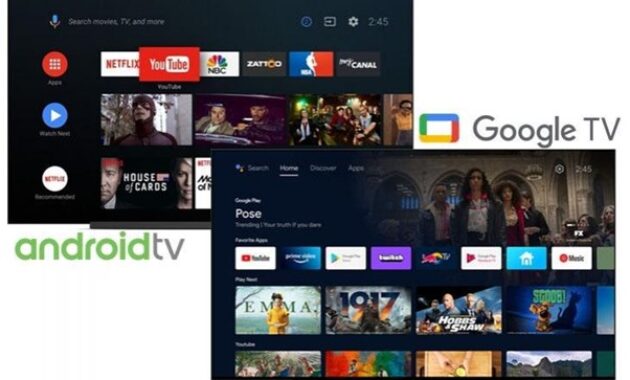 Gambar 1. Perbandingan spek TV Smart Android vs Google TV