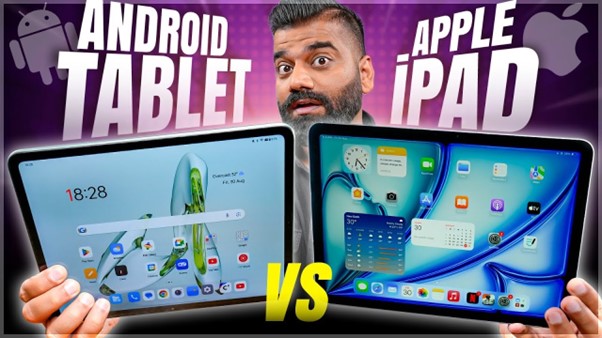 Gambar 1. Perbandingan spek Tablet Android vs iPadOS