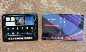 Gambar 1. Perbandingan spek Tablet Samsung Tab vs iPad