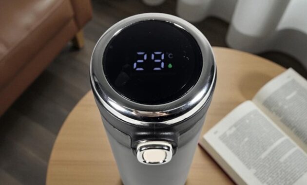 Gambar 1. Tumbler pintar dengan sensor suhu otomatis 2025