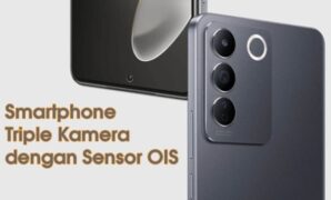 Gambar 1. HP dengan kamera stabil untuk vlogging