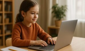 Gambar 1. Laptop murah terbaik untuk anak SD mengerjakan tugas dasar