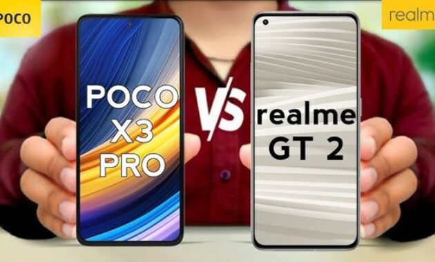 Gambar 1. Perbandingan HP gaming Poco vs Realme