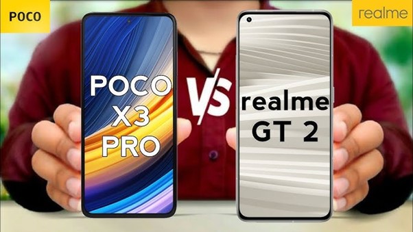 Gambar 1. Perbandingan HP gaming Poco vs Realme