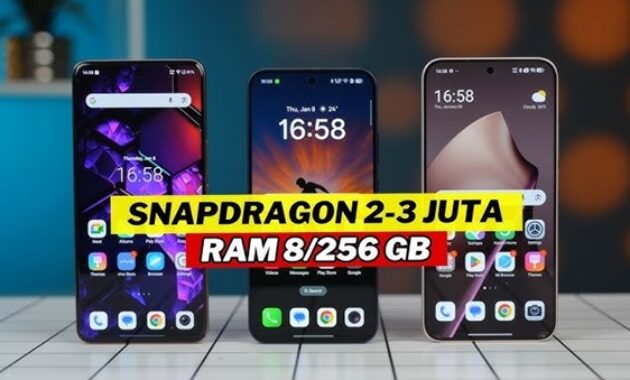 Gambar 1. Smartphone RAM besar terbaik di kelas midrange