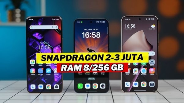 Gambar 1. Smartphone RAM besar terbaik di kelas midrange