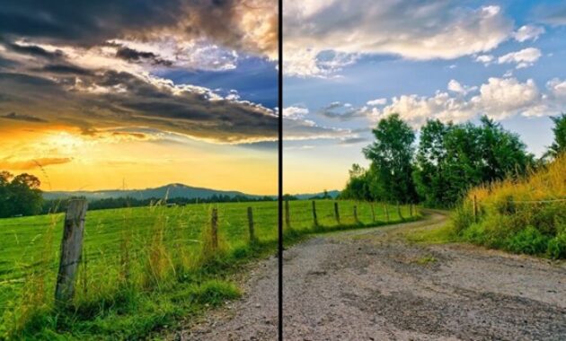 Gambar 3. Kamera dengan Warna Natural Landscape