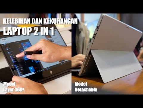Gambar 1. Laptop 2-in-1 touchscreen untuk kemudahan belajar dan mencatat kuliah